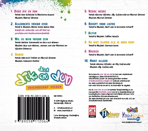 Productafbeelding: achterkant van Door dik en dun