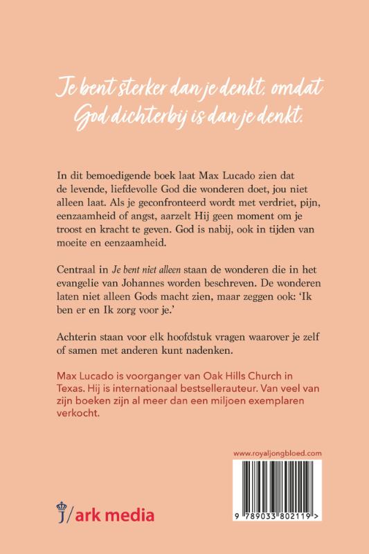 Productafbeelding: achterkant van Je bent niet alleen