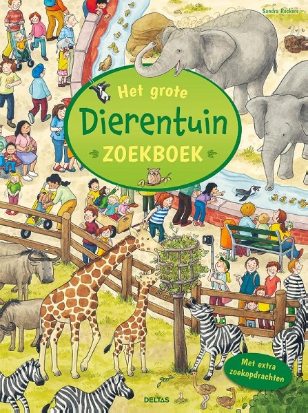 Productafbeelding: voorkant van Grote dierentuin zoekboek