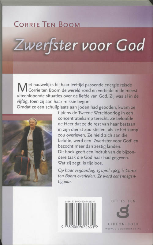 Productafbeelding: achterkant van Zwerfster voor God