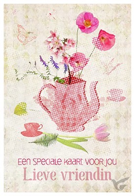 Productafbeelding: voorkant van Wenskaart jij bent geliefd