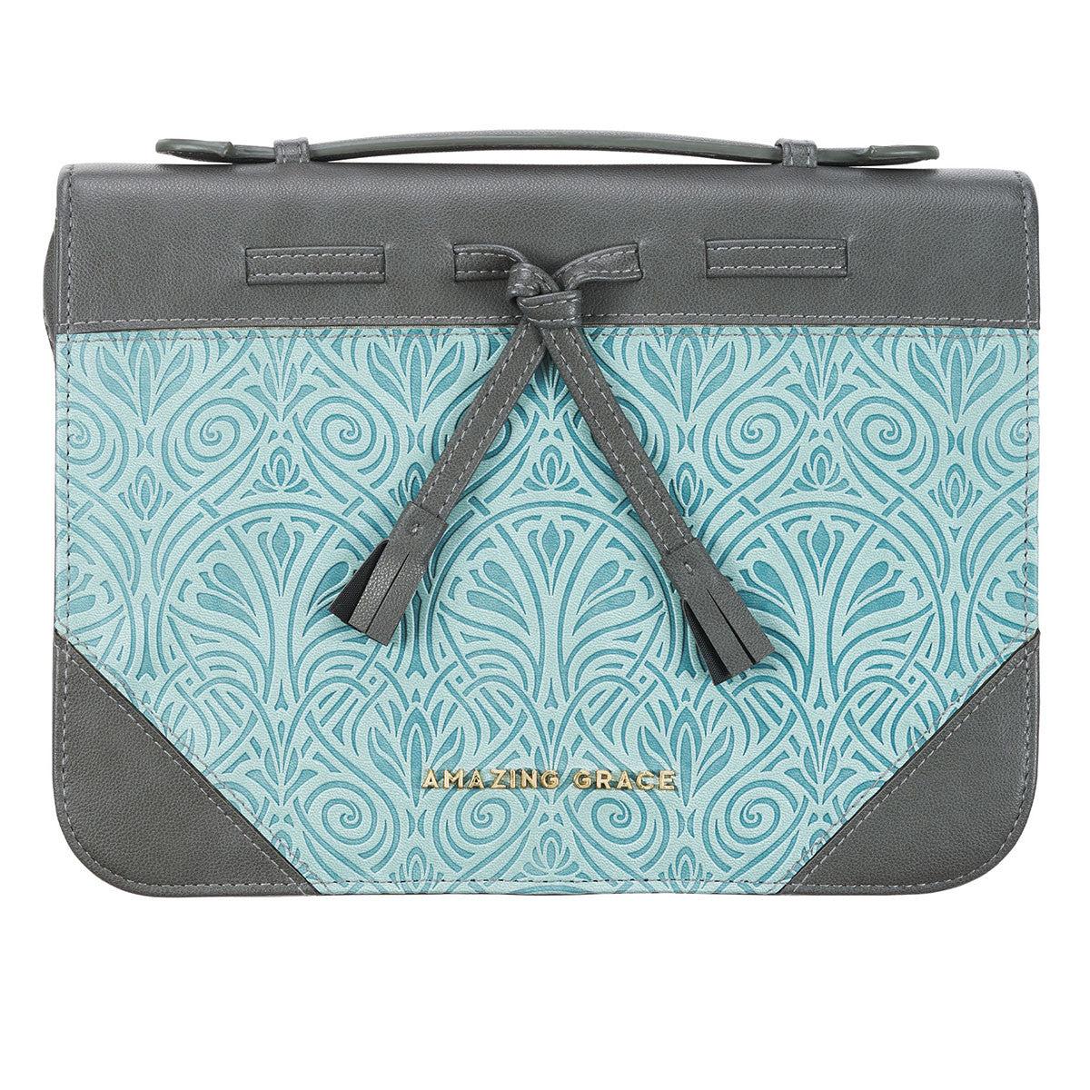 Productafbeelding: voorkant van Amazing Grace Gray and Turq with Tassels