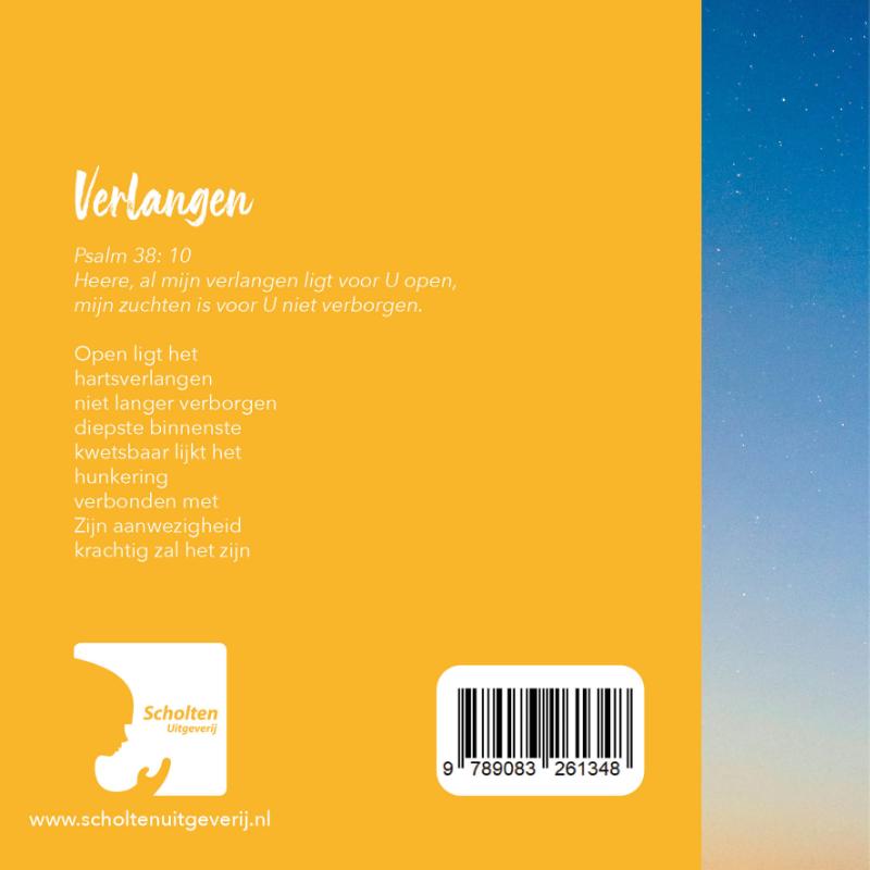 Productafbeelding: achterkant van Verlangen