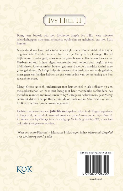 Productafbeelding: achterkant van De dames van Ivy Cottage