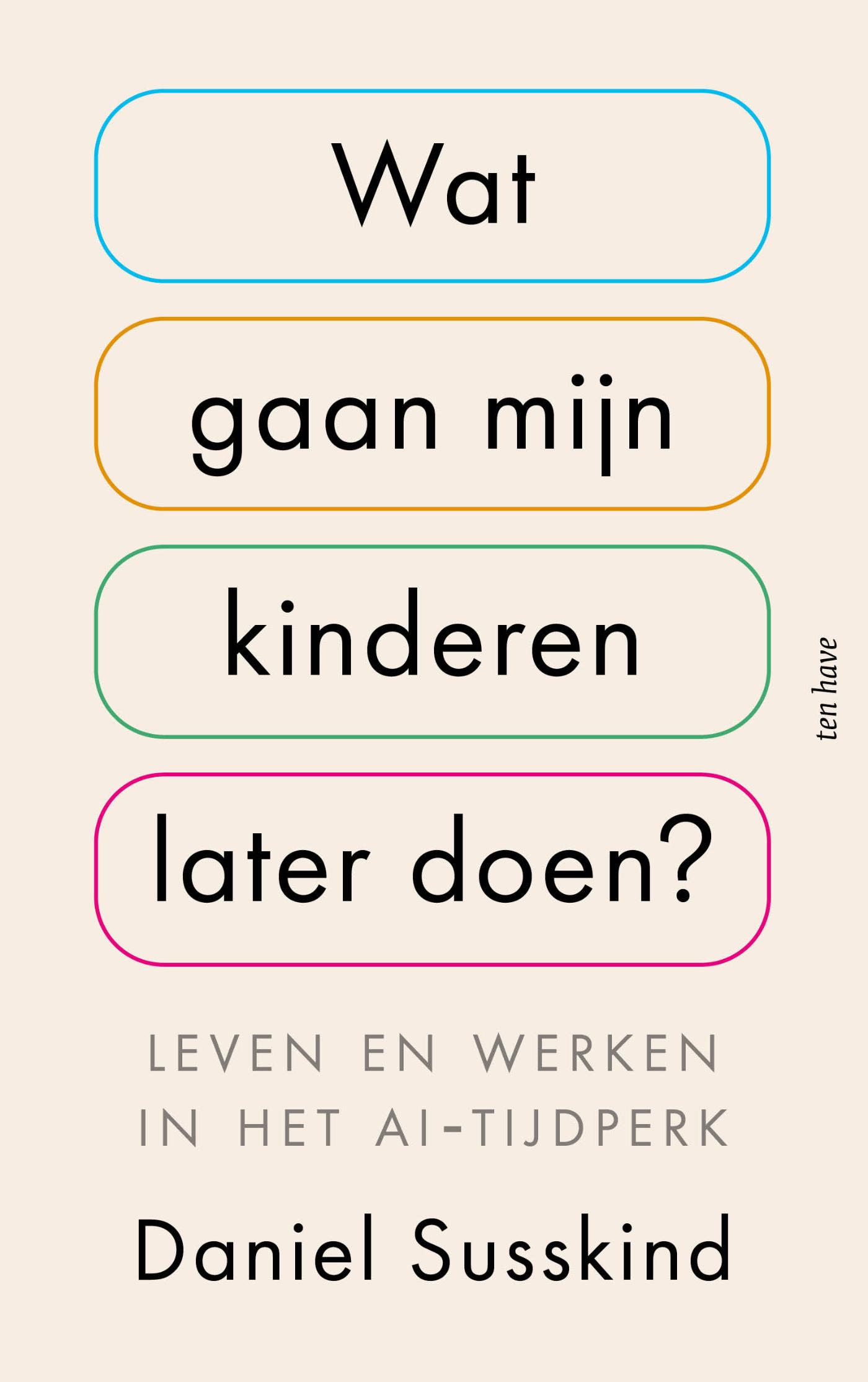 Productafbeelding: voorkant van Wat gaan mijn kinderen later doen?